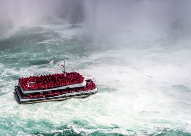 Boat at Niagara Falls