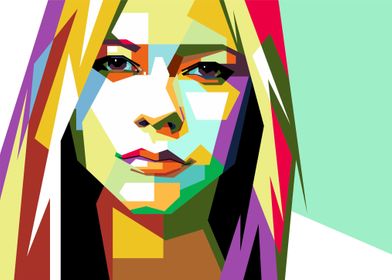 Avril Lavigne in Pop Art P