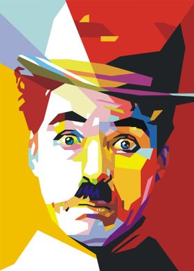 Charlie Chaplin Pop Color