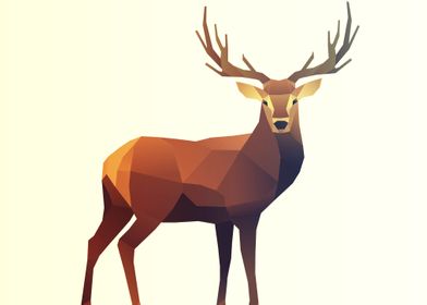 Deer 3 Poly