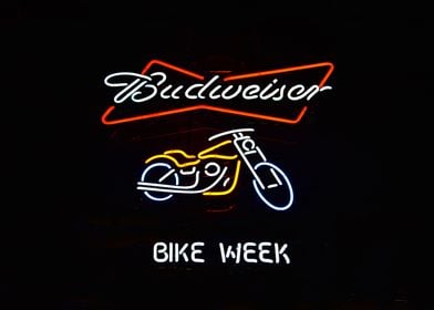 Bike Week neon sign