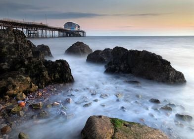 Mumbles pier at daybreak