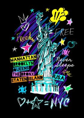 New York statue of liberty