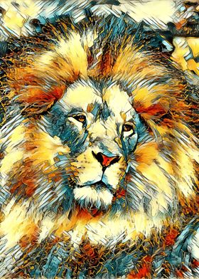 AnimalArt Lion 002
