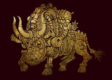 golden mechanical bull