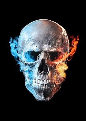 Ghost rider Skull