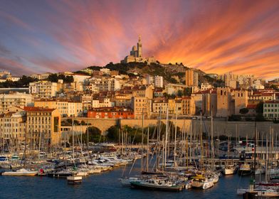 Marseille sunset