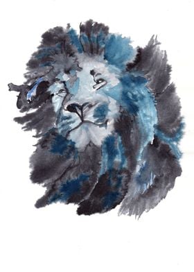Inked Lion