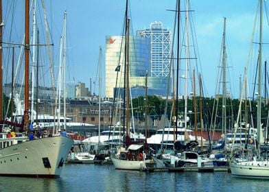 Yachts in Barcelona