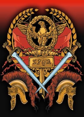 Roman Legion SPQR Vintage 