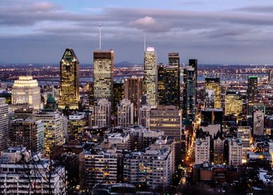 Cityscape of Montreal