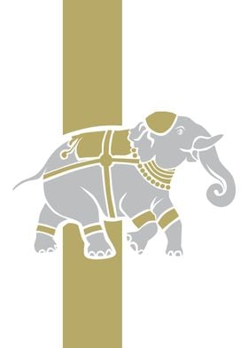 gold elephant