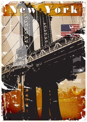 Vintage poster  NY