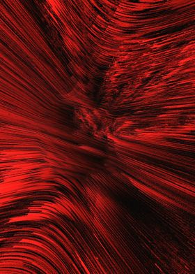 Bright Red Abstract Image
