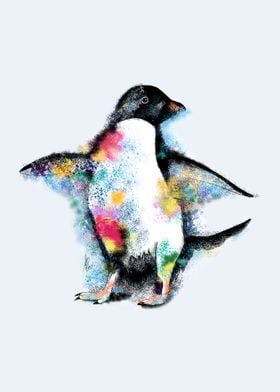 colourful penguin