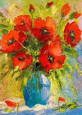 A bouquet of poppies