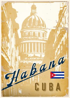Vintage poster Cuba