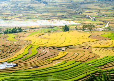 Nice view of rice terraces