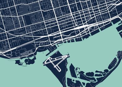 Toronto City Map  Tile 6