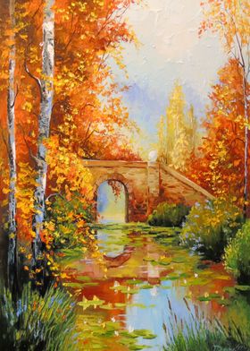 Bridge at the pond