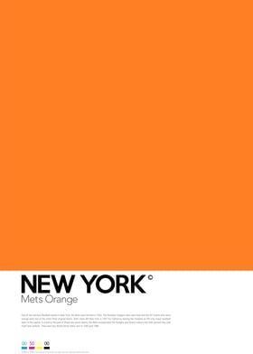 NEW YORK Mets Orange