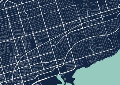 Toronto City Map  Tile 4