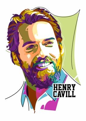Henry Cavil Art Portrait