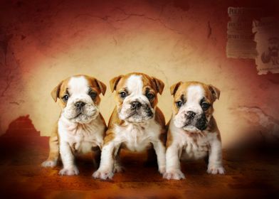 English Bulldog puppies