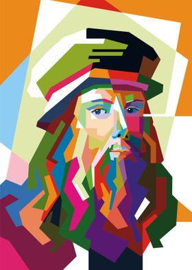 WPAP of Leonardo Da Vinci