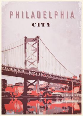 Philadephia Vintage Poster