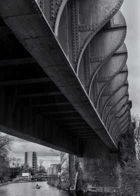 Riveted Railway bridge