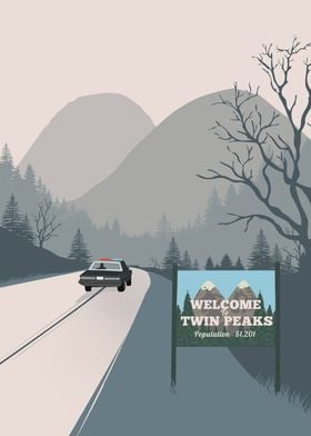 Welcome to Twin Peaks art