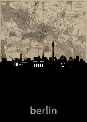 City Skyline Sepia-preview-2