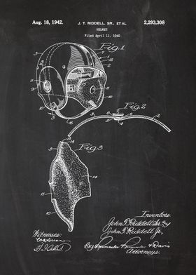 1940 Helmet Patent