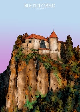 Bled Castle in Slovenia