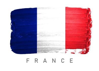 France flag map europe