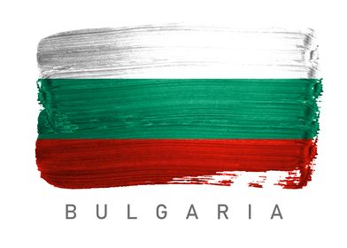 Bulgaria flag map brush 