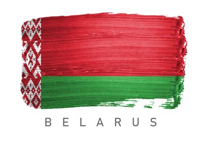 Belarus flag map brush 