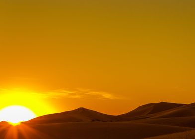 Sunset at the Sahara 