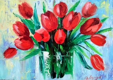 Bouquet of tulips