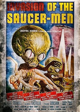 Invasion of the saucer men