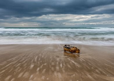 Storm in the sea 