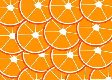 Oranges pattern 