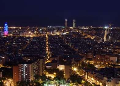 Barcelona by night