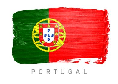 Portugal flag map country