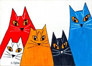 Five Fat Cats