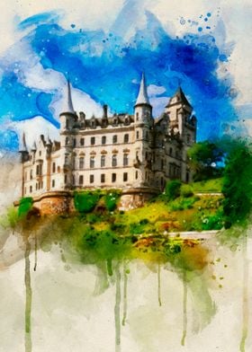 Castles Watercolor