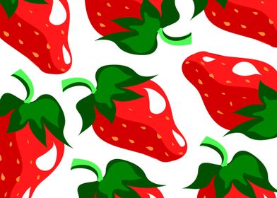 Strawberry pattern 