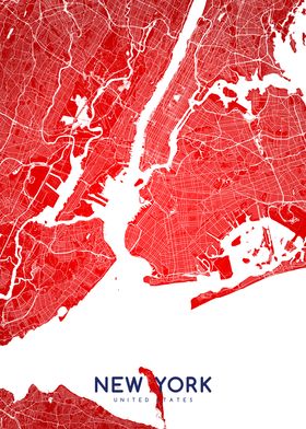 New York map