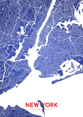 New York map